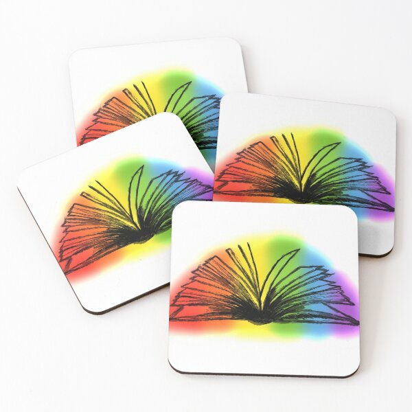 Item preview, Rainbow book sketch designed and sold by Samwithbooks.
