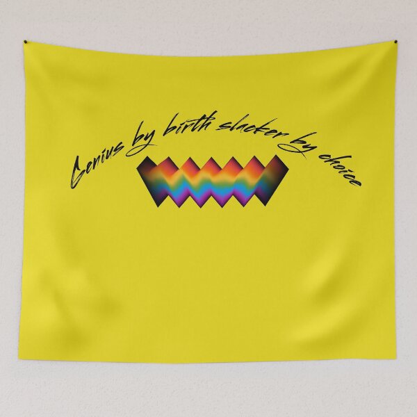 Item preview, Genius by birth slacker by choice designed and sold by GAR5.