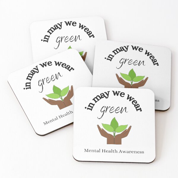 Artikelvorschau, in may we wear green - mental health awareness  entworfen und verkauft von rebeccaxb.