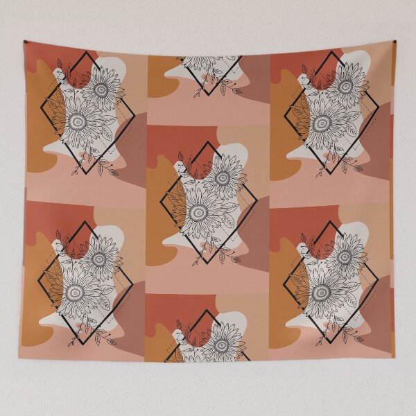 Item preview, Boho Sunflower Print designed and sold by HBainesPrints.