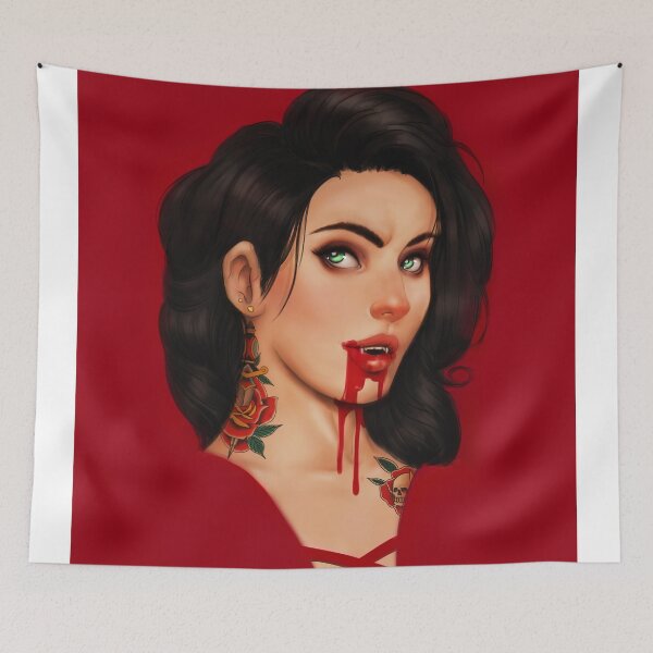 Item preview, Vampire Red - Beautiful Vampire Princess designed and sold by GrecoArtDesign.