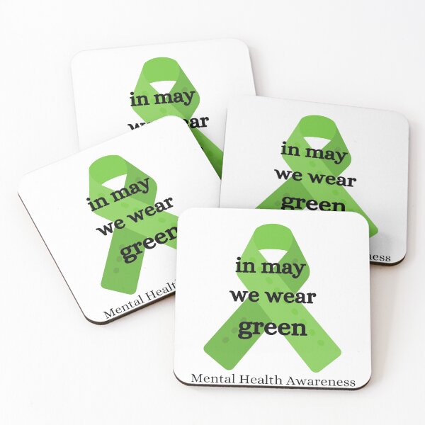 Artikelvorschau, in may we wear green - mental health awareness entworfen und verkauft von rebeccaxb.