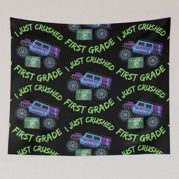Item preview, I Just Crushed First Grade designed and sold by WoodburyLake.