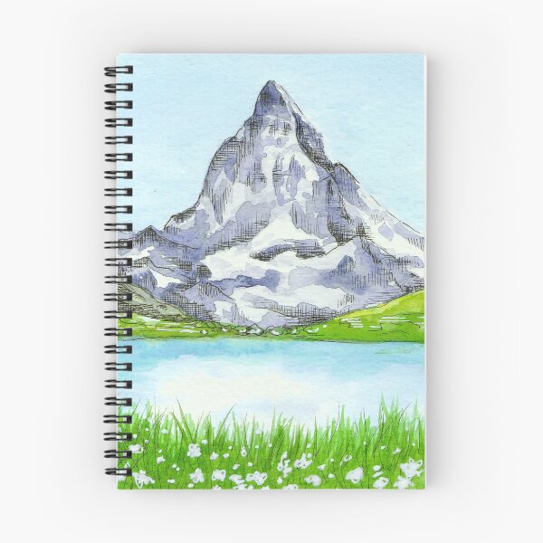 Item preview, Matterhorn Watercolour designed and sold by samanthagarrett.