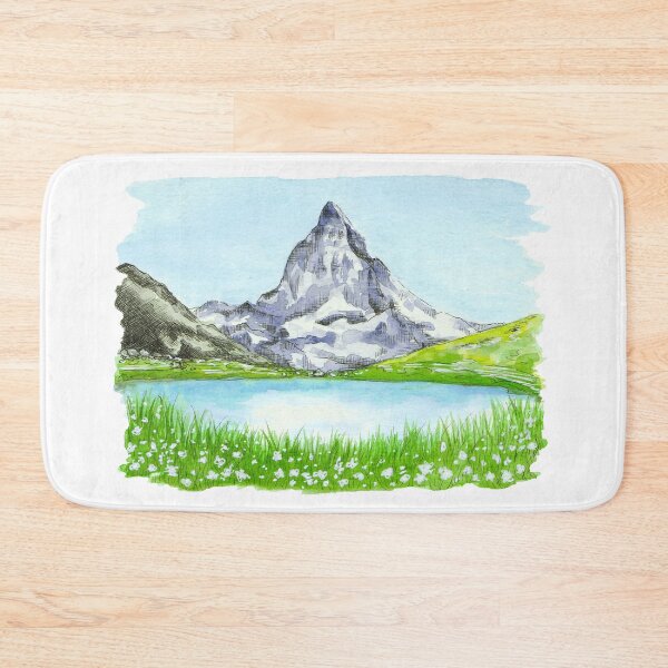 Artikelvorschau, Matterhorn-Aquarell entworfen und verkauft von samanthagarrett.