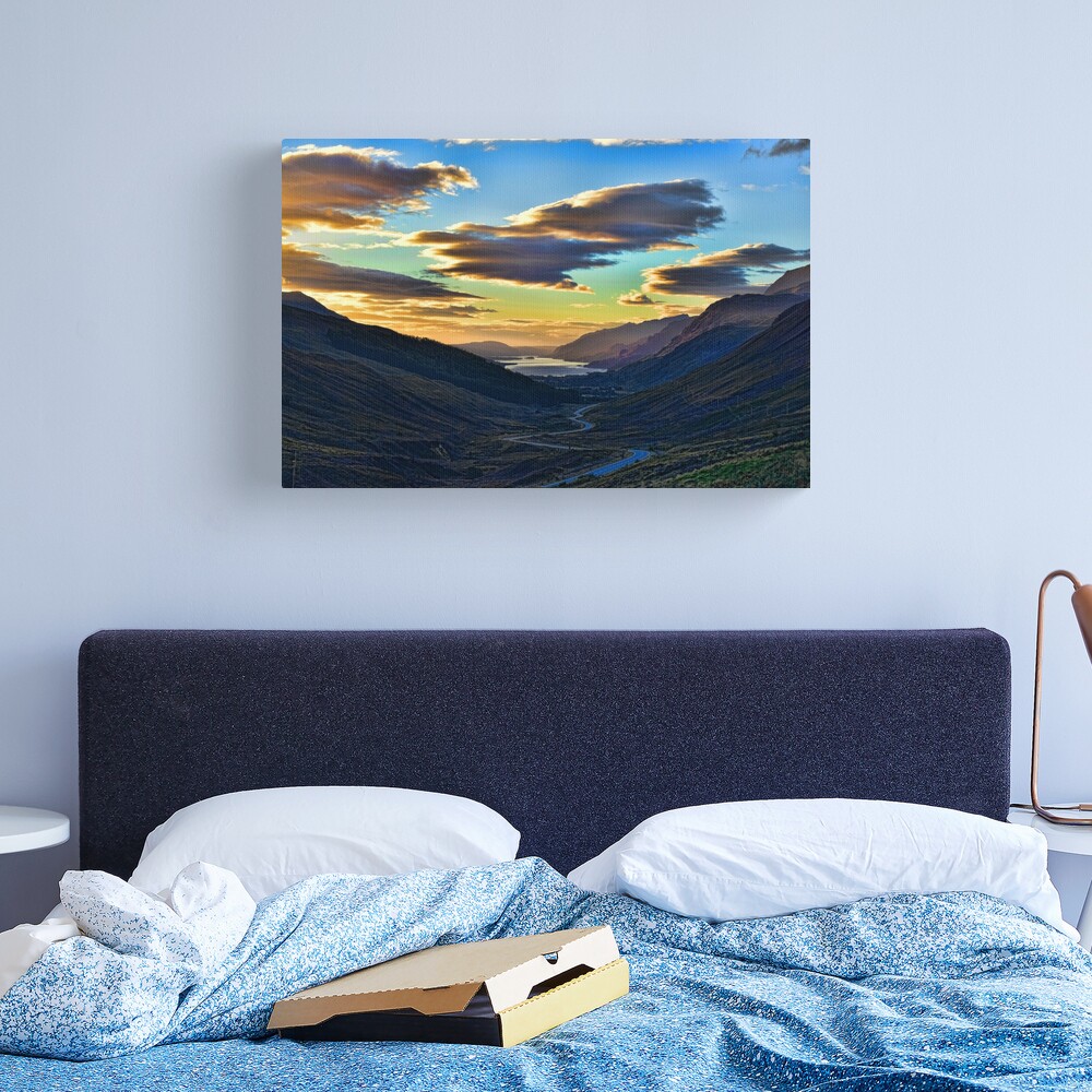 Looking West to Loch Maree-Scotland Canvas Print