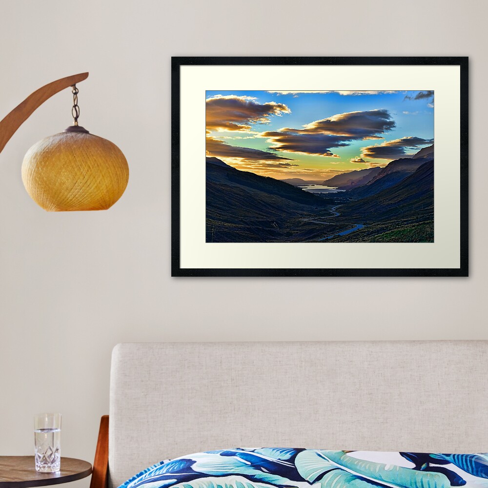 Looking West to Loch Maree-Scotland Framed Art Print