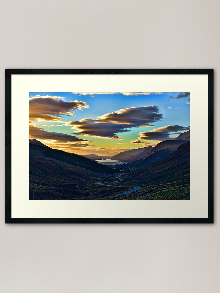 Alternate view of Looking West to Loch Maree-Scotland Framed Art Print