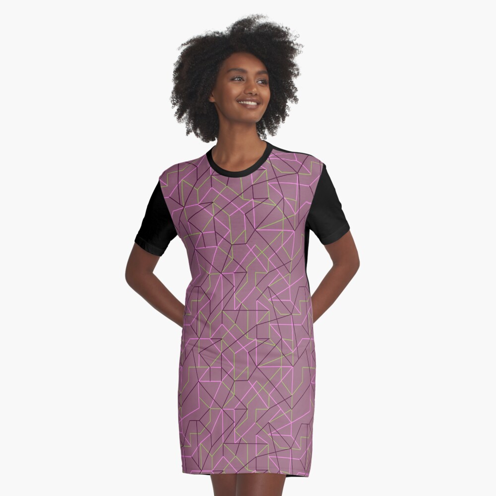 Item preview, Graphic T-Shirt Dress designed and sold by LilyBurgess.