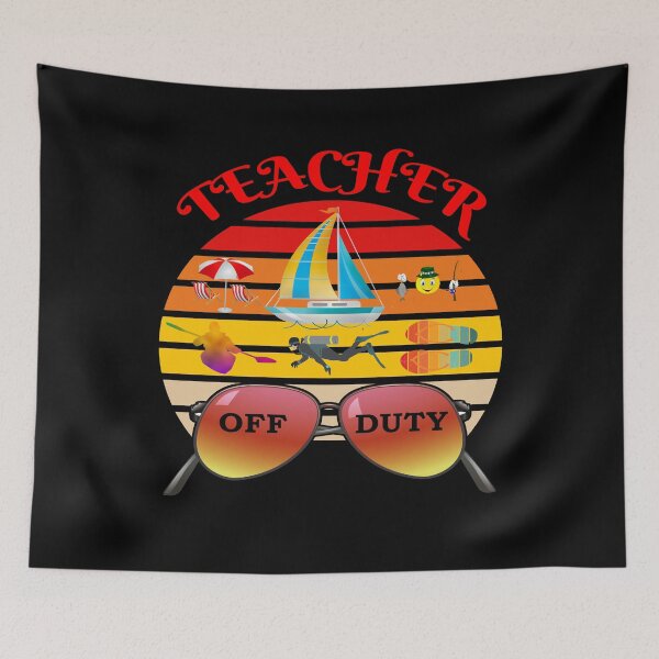 Item preview, Teacher Off Duty For The Summer - Sailing Fishing Kayaking Diving  designed and sold by KeysTreasures.