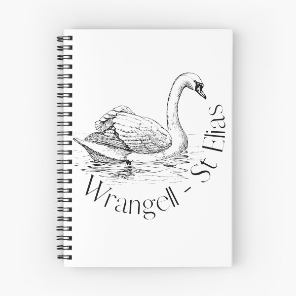 Item preview, Wrangell - St Elias Trumpeter swans national park logo designed and sold by TheWaterBirds.