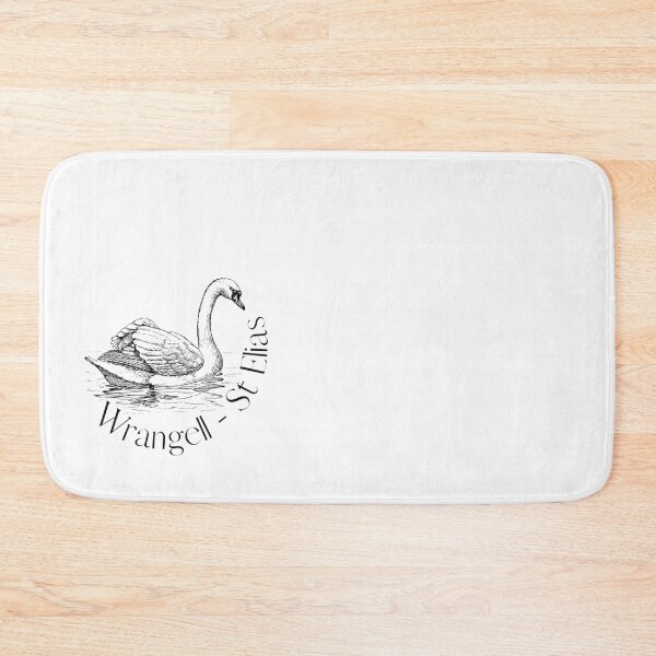 Item preview, Wrangell - St Elias Trumpeter swans national park logo designed and sold by TheWaterBirds.