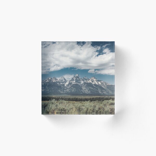 Faded Teton Acrylic Block