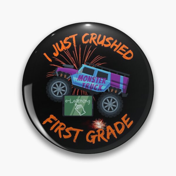 Item preview, I Just Crushed First Grade designed and sold by WoodburyLake.