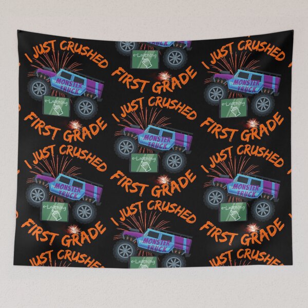 Item preview, I Just Crushed First Grade designed and sold by WoodburyLake.