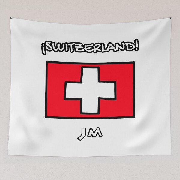 Item preview, White Switzerland Flag designed and sold by jesumedina.