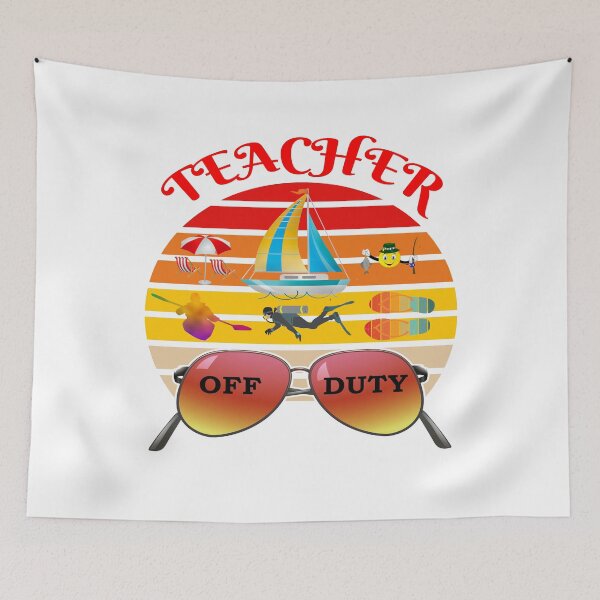 Item preview, Teacher Off Duty For The Summer - Sailing Fishing Kayaking Diving  designed and sold by KeysTreasures.