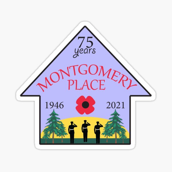 75th Anniversary of Montgomery Place Saskatoon - Logo Sticker