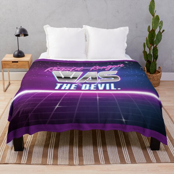 Item preview, Ronald Reagan was the Devil Retro Print designed and sold by KBwiththeTees.