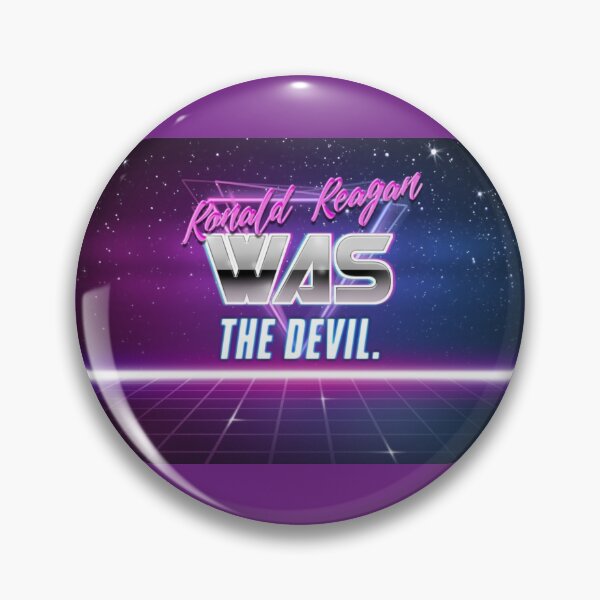 Item preview, Ronald Reagan was the Devil Retro Print designed and sold by KBwiththeTees.