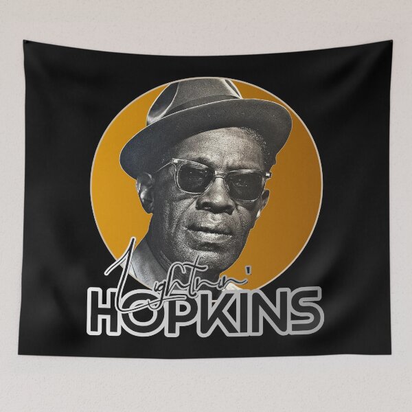 Item preview, Retro Lightnin Hopkins Gold Tribute designed and sold by acquiesce13.