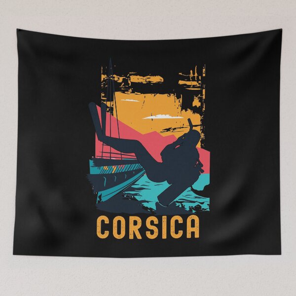 Item preview, Corsica France Scuba Diving designed and sold by Hoiho Adventure Shirts.