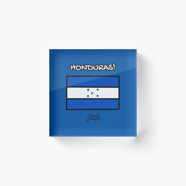 Artikelvorschau, Honduras Blaue Flagge Zeichnung entworfen und verkauft von jesumedina.