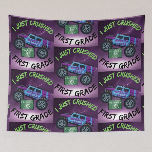 Item preview, I Just Crushed First Grade designed and sold by WoodburyLake.