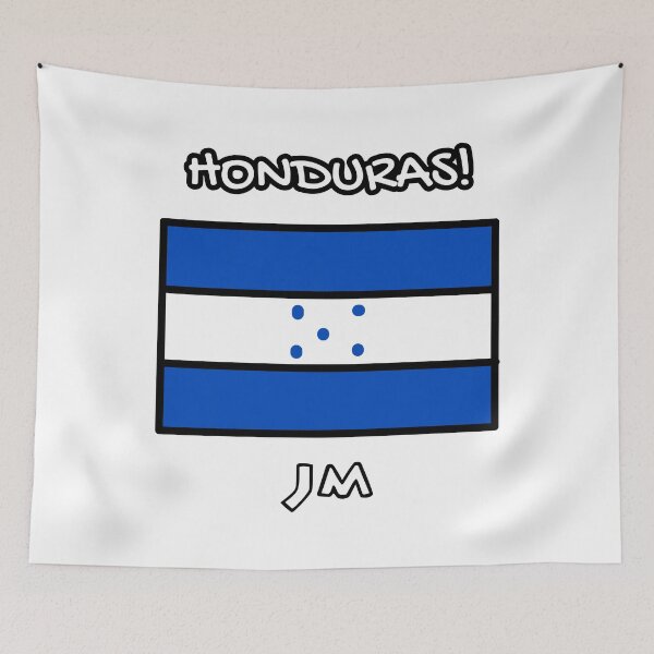 Item preview, Honduras White Flag Drawing designed and sold by jesumedina.