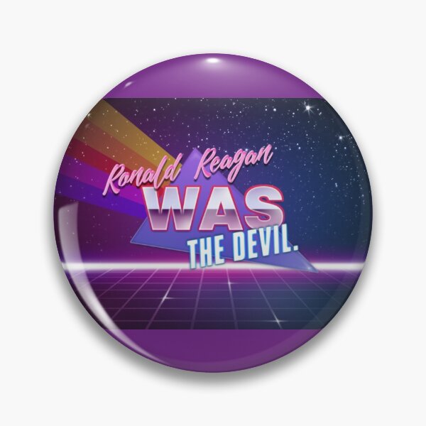 Item preview, Ronald Reagan was the Devil Retro Print II designed and sold by KBwiththeTees.
