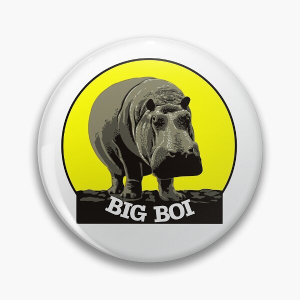 Item preview,   big boi hippo zoo african animal meme designed and sold by Captain-Jackson.