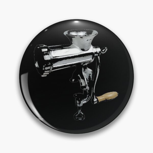 Artikelvorschau, MEAT MINCER Silberdruck für T-Shirt, Sweatshirt, Hoodie, Kinderkleidung, Kissen, Schürze, Becher, Tasche, Rucksack, Handyhülle, Uhr entworfen und verkauft von Banesse.