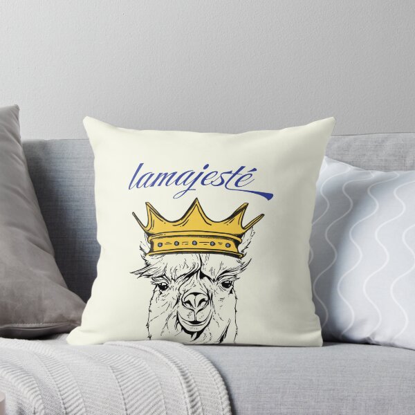Item preview, Lamajesté - idée cadeau humour lama ave couronne jeu de mot designed and sold by Print  Androïde.