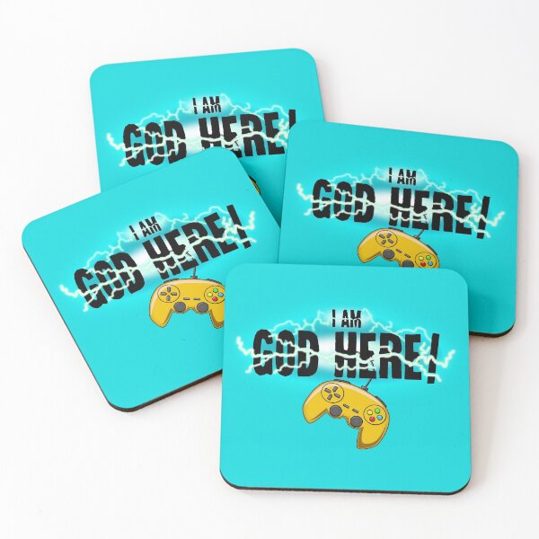 Item preview, I am god here! - Gamer quote designed and sold by Da-Family-Biz.