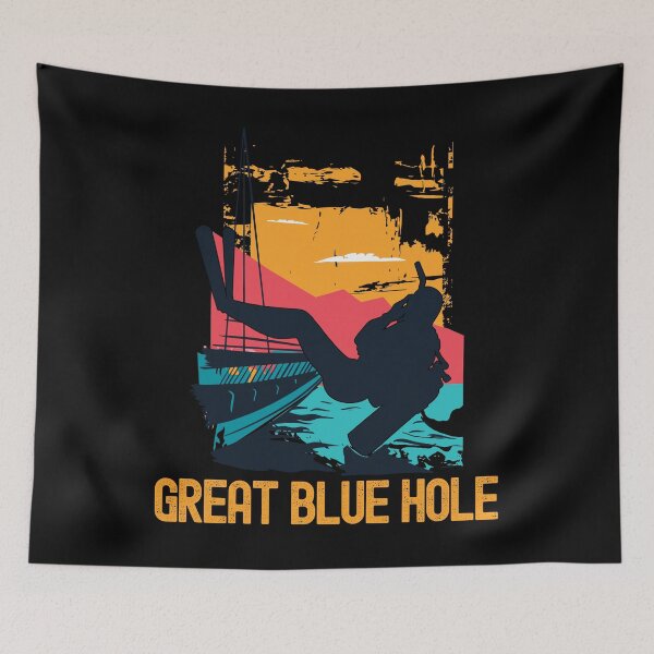 Item preview, Great Blue Hole Belize Scuba Diving designed and sold by Hoiho Adventure Shirts.