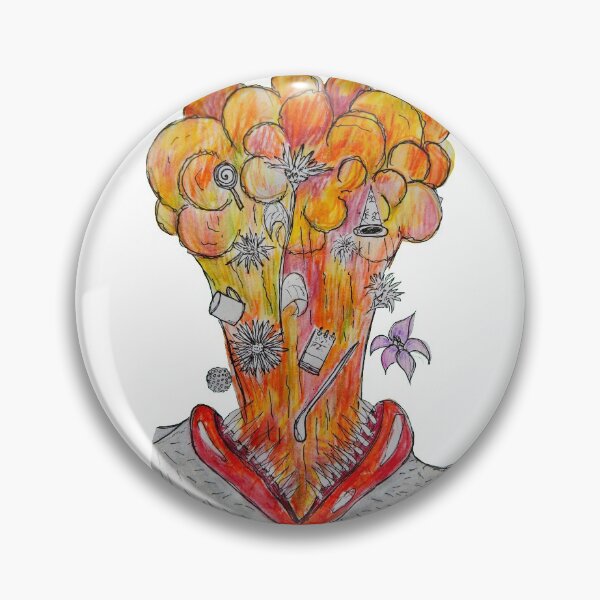 Item preview, Fiery burp monster designed and sold by paperlemon-.