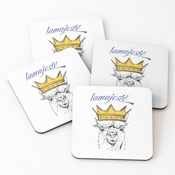 Item preview, Lamajesté - idée cadeau humour lama ave couronne jeu de mot designed and sold by Print  Androïde.