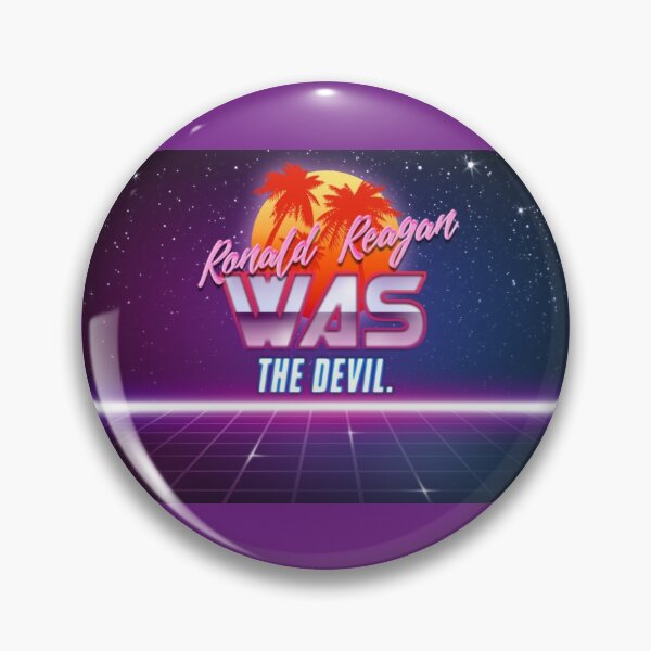 Item preview, Ronald Reagan was the Devil Retro Print IV designed and sold by KBwiththeTees.