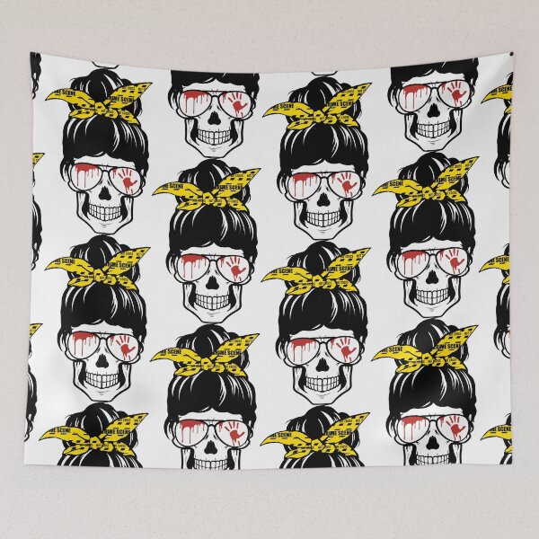 Item preview, Crime scene skull queen designed and sold by SunnyAlloy.