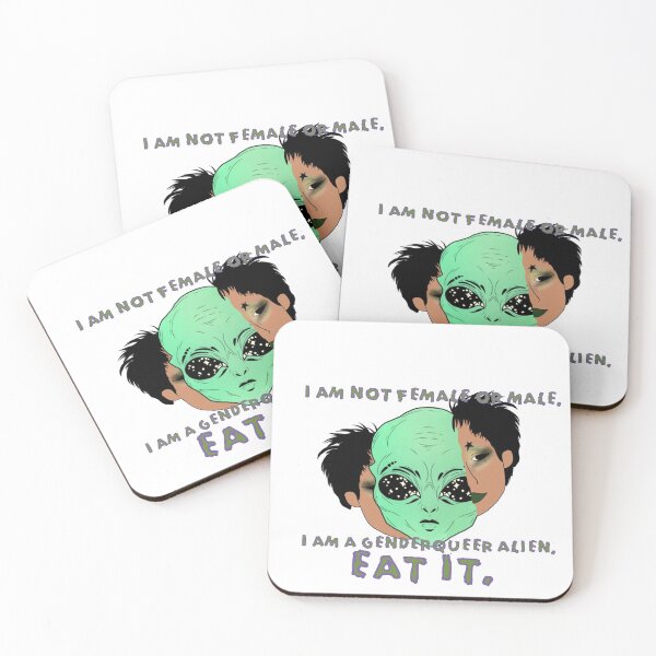Item preview, genderqueer alien designed and sold by hraeofsunshine.