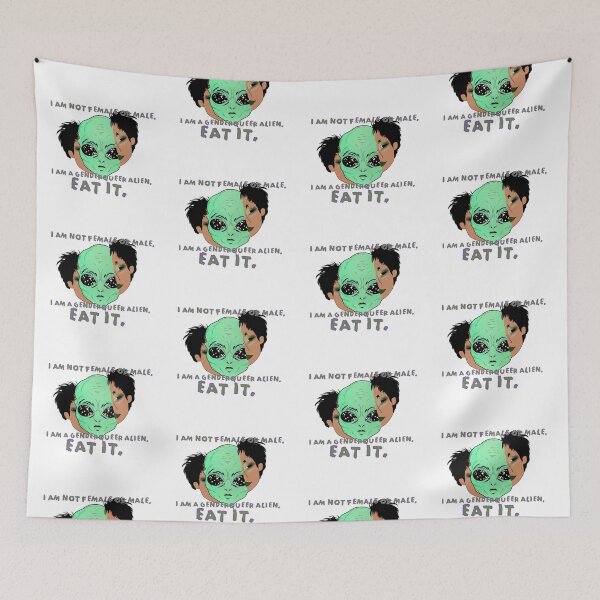 Item preview, genderqueer alien designed and sold by hraeofsunshine.