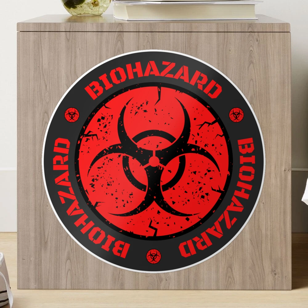 Biohazard Symbol Tank Top - Rotes Biohazard T-Shirt Für Männer & Frauen