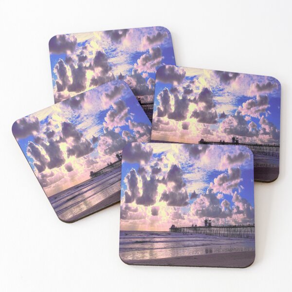 Item preview, Pink sunset pier designed and sold by fujinoart.
