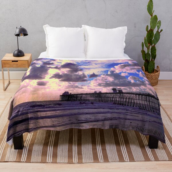 Item preview, Pink sunset pier designed and sold by fujinoart.