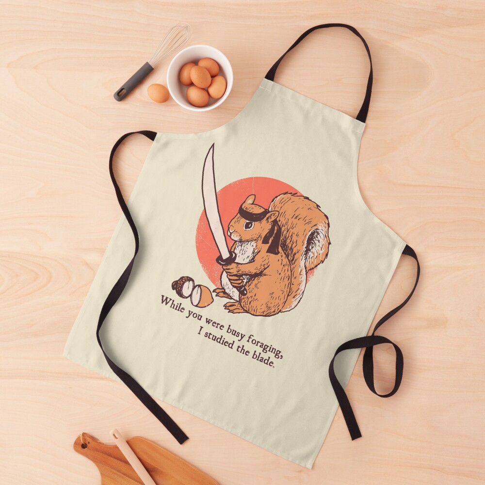 Squirrel Blade Apron