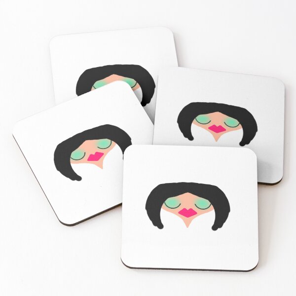 Item preview, black haired, top head wearing eyeshadow. designed and sold by EmporiumAwesome.