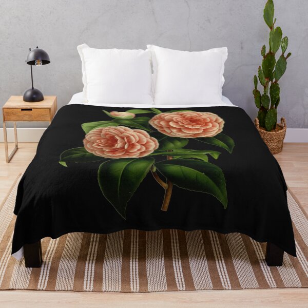 Item preview, Pink flower painting vintage designed and sold by bohoDecor.