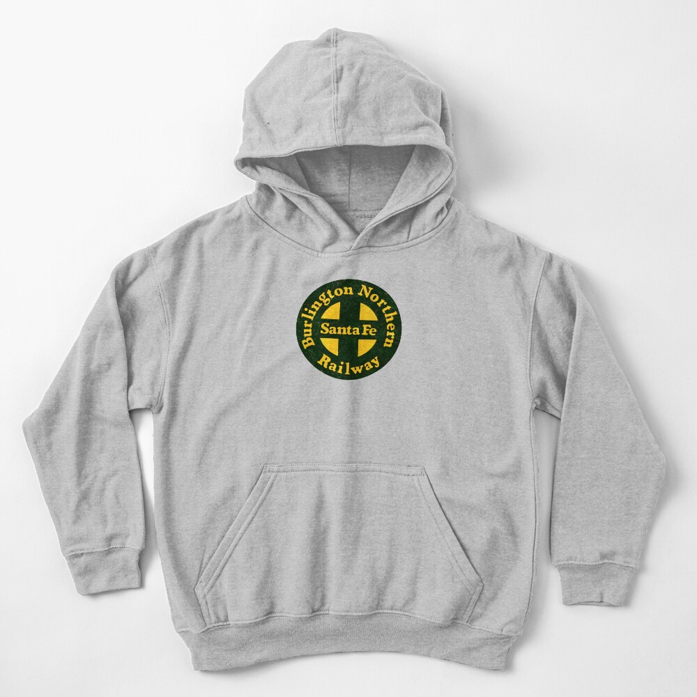 Railway Retro Santa Fe BNSF Vintage Kids Pullover Hoodie