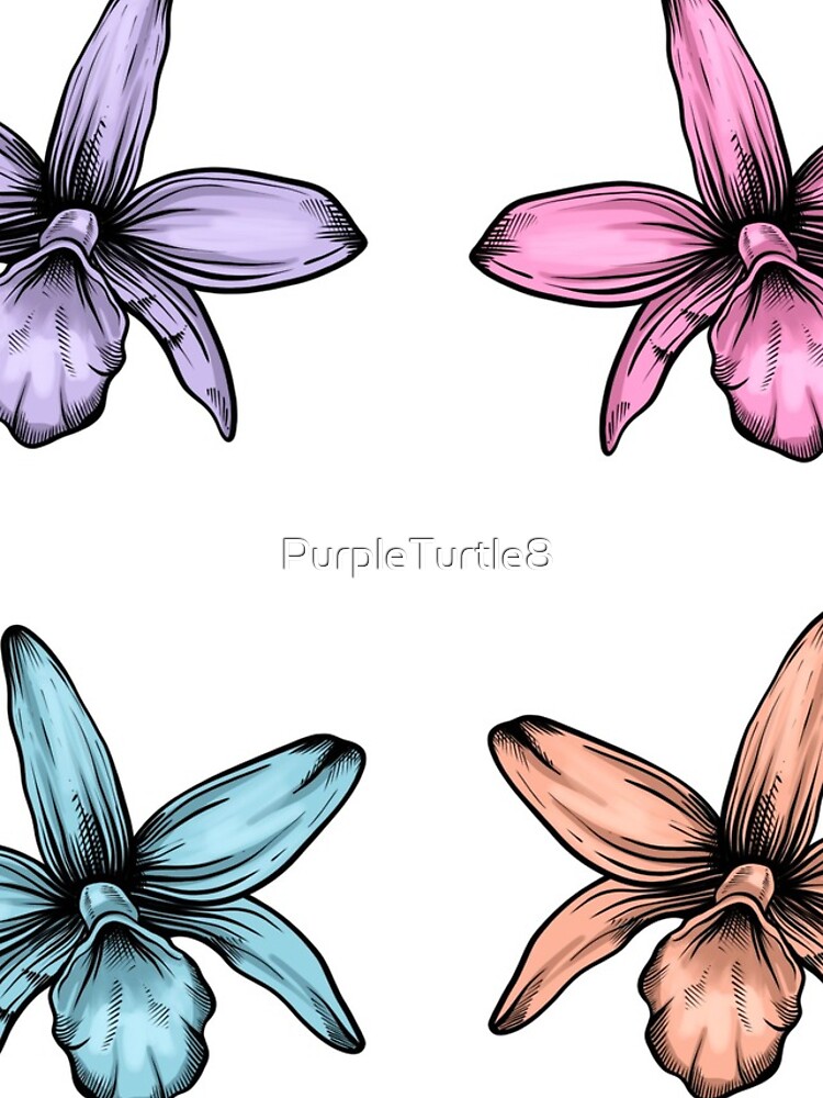 Thumbnail 4 of 4, iPhone Case, Orquids designed and sold by PurpleTurtle8.