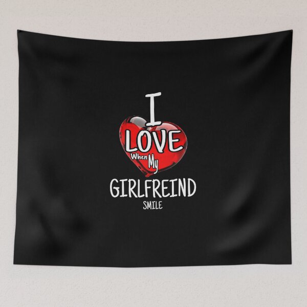 Item preview, I Love When My Girlfreind Smile T-shirts for her love & loyalty caring best Girl  designed and sold by Shirt-u.